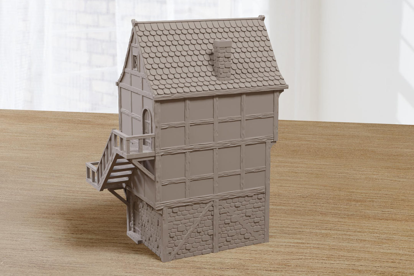 Wargaming Terrain Medieval Night Life District House H2 Various Scales Historical Fantasy (US tariffs are pre-paid by us)
