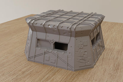 Wargaming Terrain Bastion 9 Siege Pillbox SF Terrain (US tariffs are pre-paid by us)