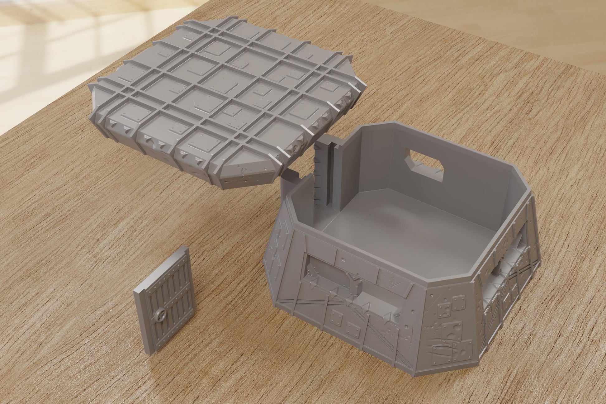 Wargaming Terrain Bastion 9 Siege Pillbox SF Terrain (US tariffs are pre-paid by us)
