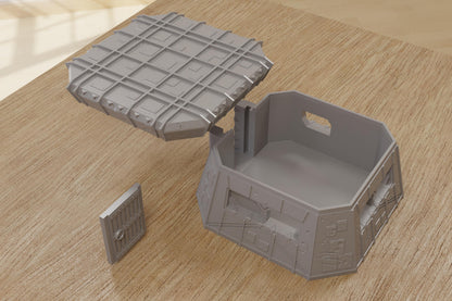 Wargaming Terrain Bastion 9 Siege Pillbox SF Terrain (US tariffs are pre-paid by us)