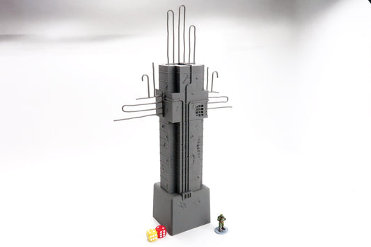 Wargaming Terrain Georgian Brutal Cross Ruined Monument Post Apocalyptic SF Terrain (US tariffs are pre-paid by us)