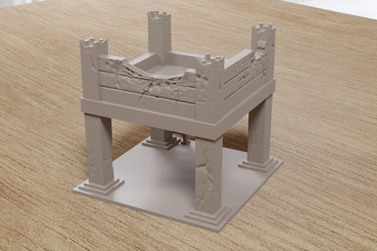 Wargaming Terrain Abandoned Concrete Frame Various Scales Historical Wargaming Modern (US tariffs are pre-paid by us)