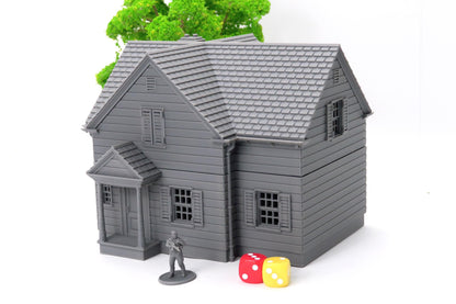 Wargaming Terrain American Classic Suburban House DS1 Various Scales Historical Wargaming Modern (US tariffs are pre-paid by us)