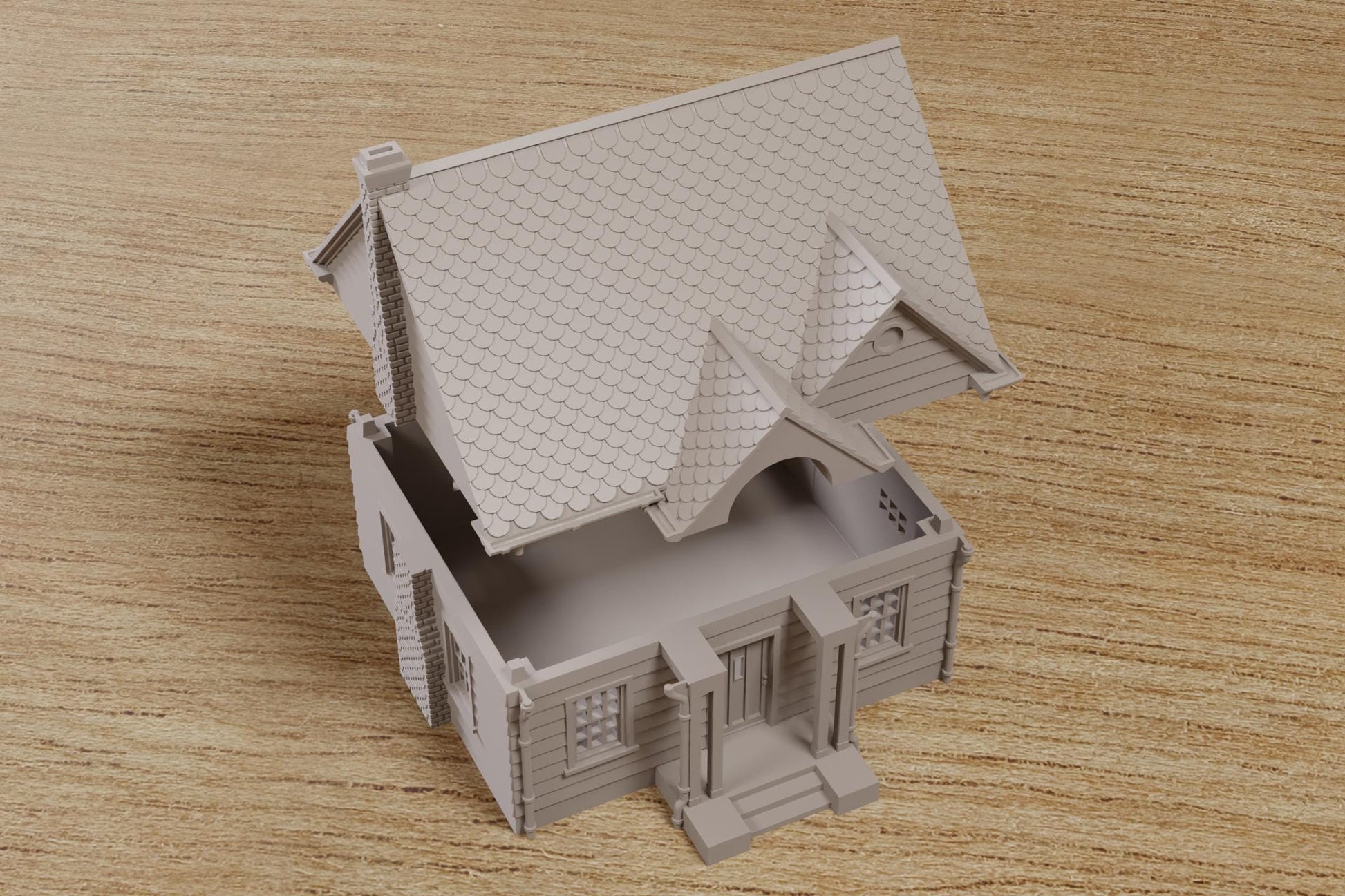 Wargaming Terrain American Classic Suburban House SS1 Various Scales Historical Wargaming Modern (US tariffs are pre-paid by us)