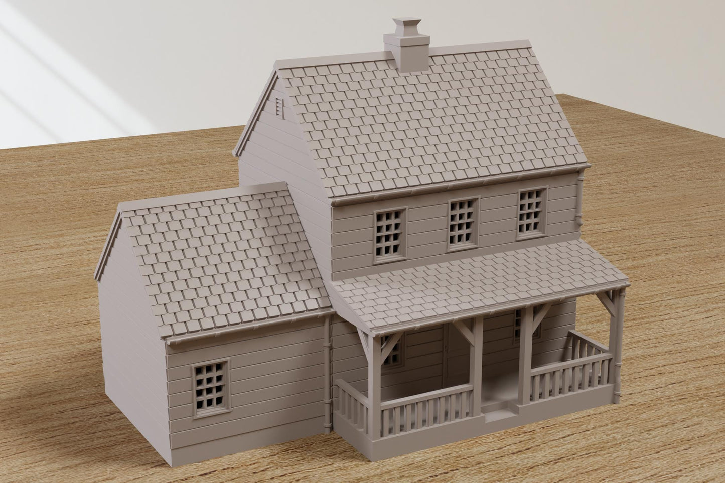 Wargaming Terrain American Classic Suburban House with Garage DS2 Various Scales Historical Wargaming Modern (US tariffs are pre-paid by us)