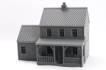 Wargaming Terrain American Classic Suburban House with Garage DS2 Various Scales Historical Wargaming Modern (US tariffs are pre-paid by us)