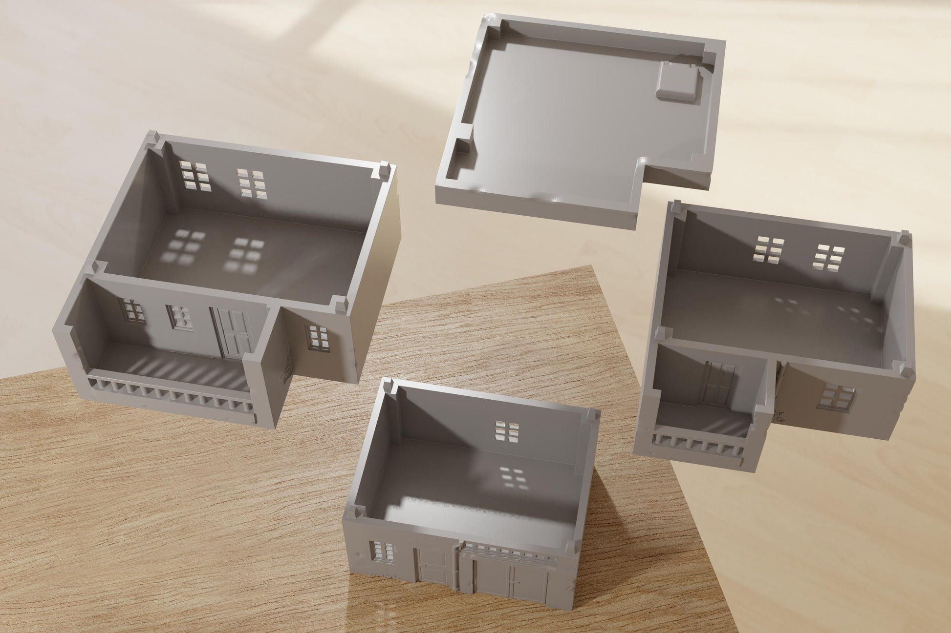 Wargaming Terrain Modern Arab House DH2 Various Scales Historical Wargaming Modern (US tariffs are pre-paid by us)
