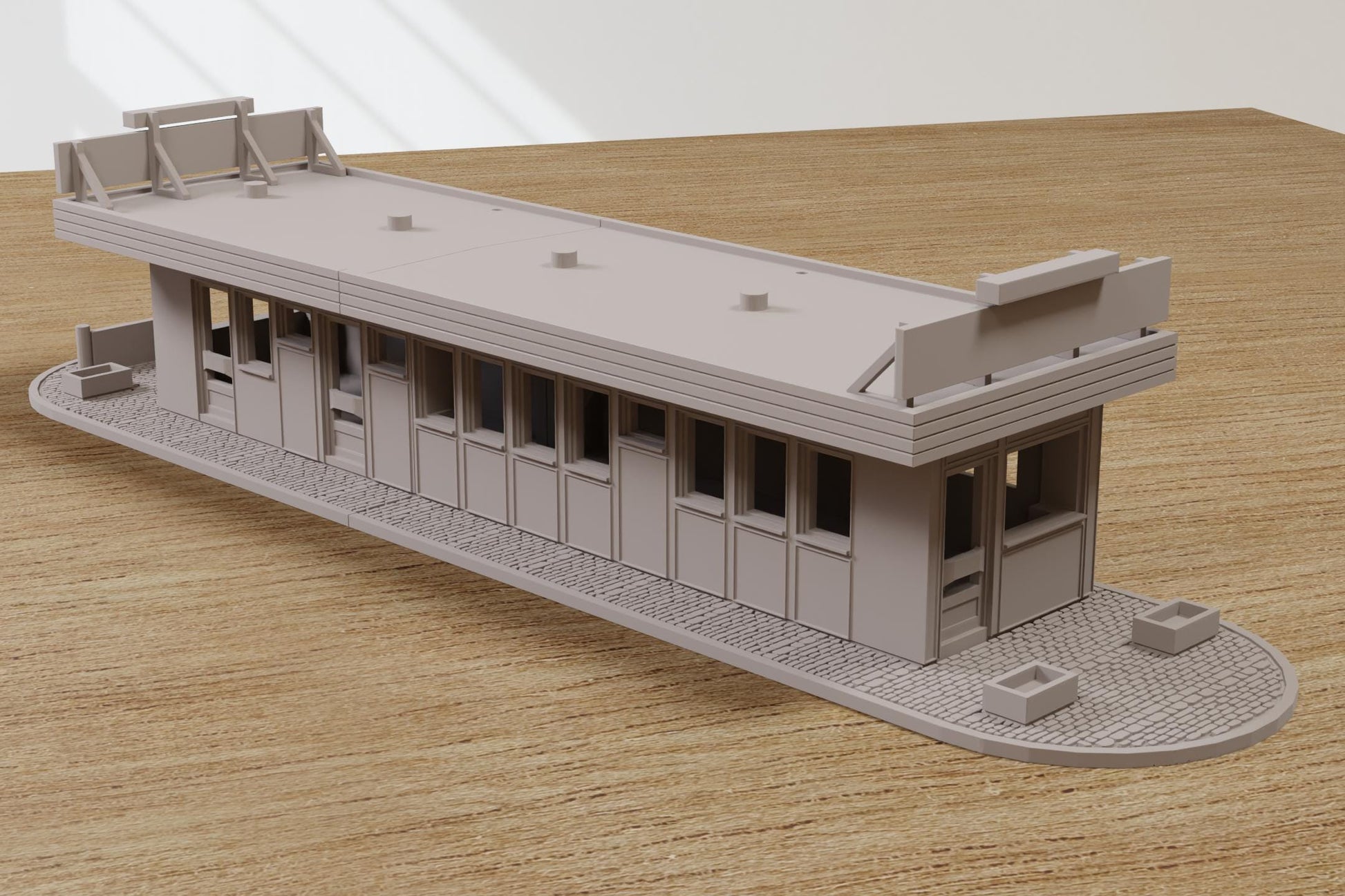 Wargaming Terrain Checkpoint Charlie Berlin Wall Cold War Various Scales Historical Wargaming Modern (US tariffs are pre-paid by us)