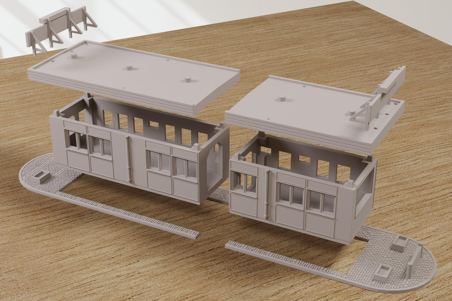 Wargaming Terrain Checkpoint Charlie Berlin Wall Cold War Various Scales Historical Wargaming Modern (US tariffs are pre-paid by us)