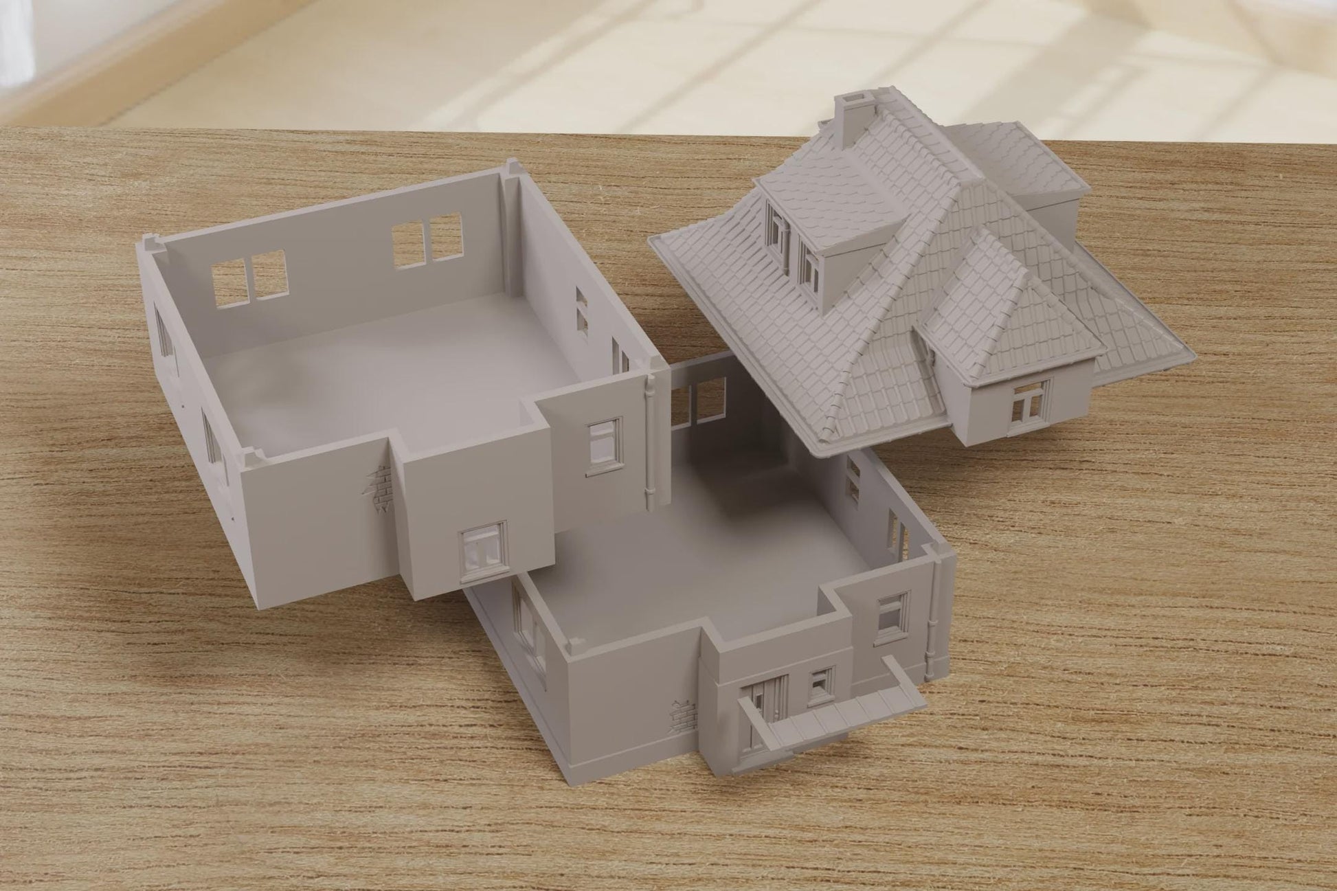 Wargaming Terrain German Fulda Region House DS3 Various Scales Historical Wargaming Modern (US tariffs are pre-paid by us)