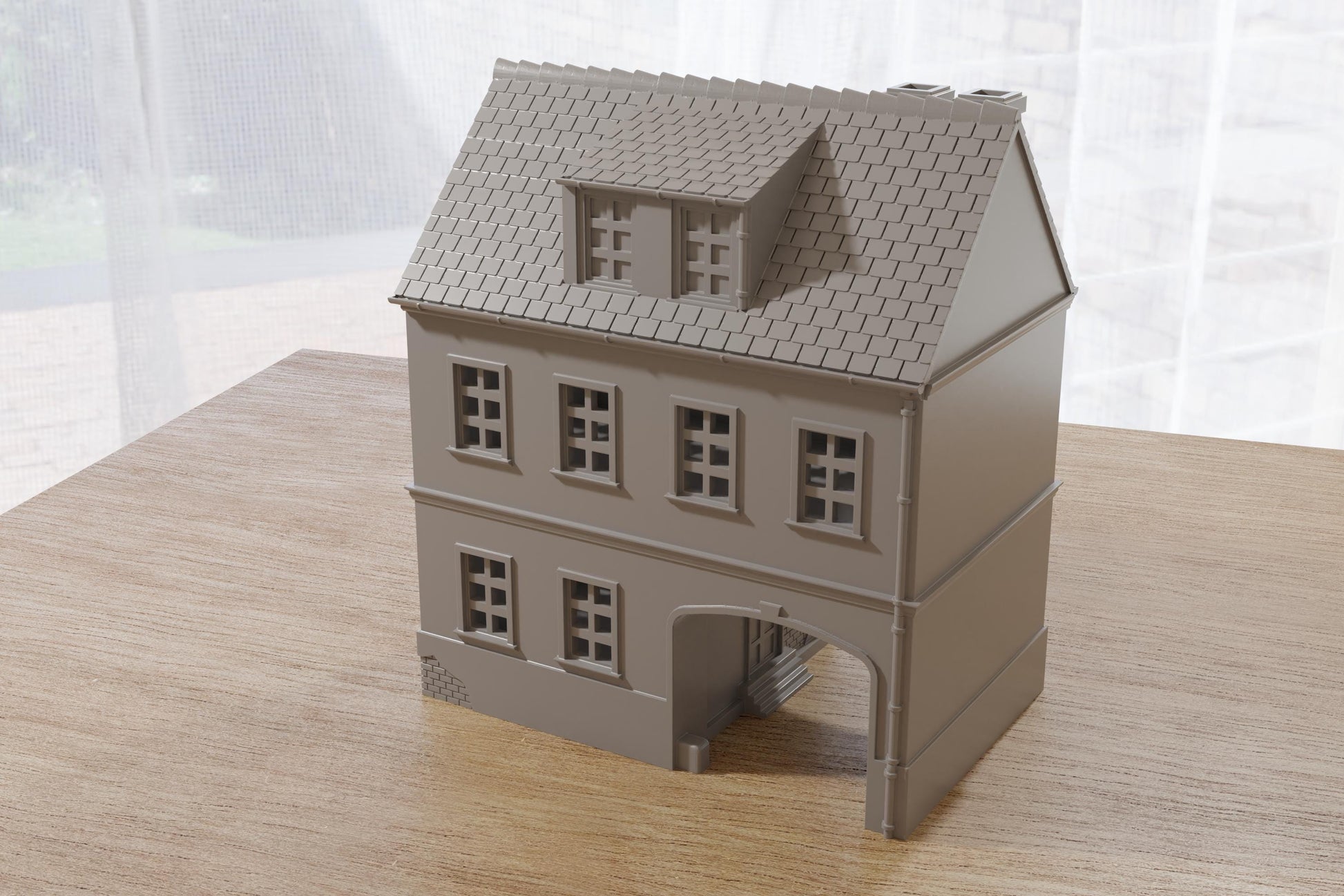 Wargaming Terrain German House DST1 Various Scales Historical Wargaming Modern WWII (US tariffs are pre-paid by us)