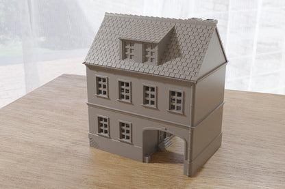 Wargaming Terrain German House DST1 Various Scales Historical Wargaming Modern WWII (US tariffs are pre-paid by us)