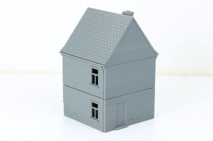 Wargaming Terrain German House DST3 Various Scales Historical Wargaming Modern WWII (US tariffs are pre-paid by us)