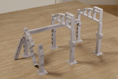 Wargaming Terrain Large Construction Hall Various Scales Historical Wargaming Modern Cold War (US tariffs are pre-paid by us)