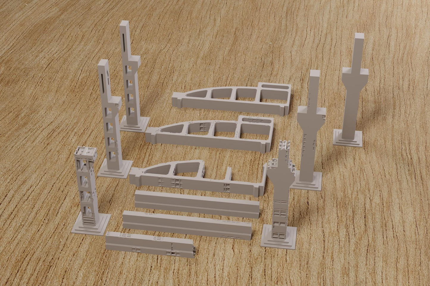 Wargaming Terrain Large Construction Hall Various Scales Historical Wargaming Modern Cold War (US tariffs are pre-paid by us)