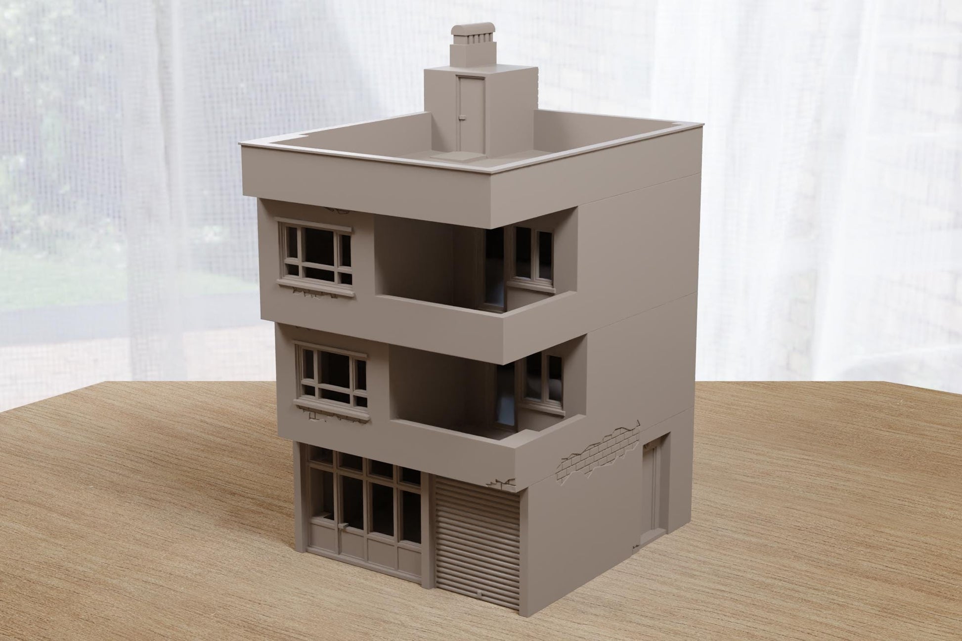 Wargaming Terrain Modern Arab Urban Building 2 Various Scales Historical Wargaming Modern (US tariffs are pre-paid by us)