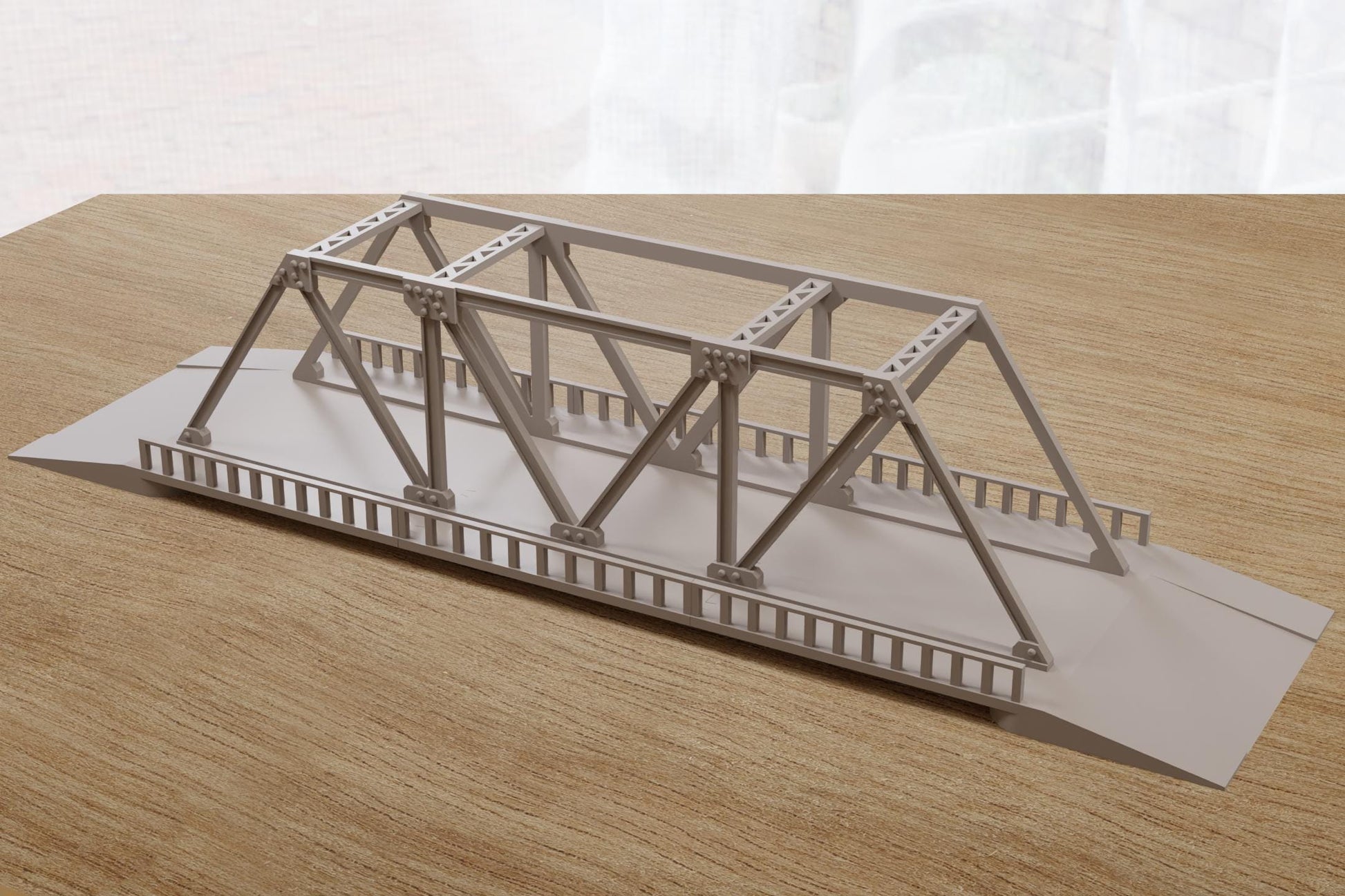 Wargaming Terrain Pratt Truss Bridge Various Scales Historical Wargaming Modern WWII (US tariffs are pre-paid by us)