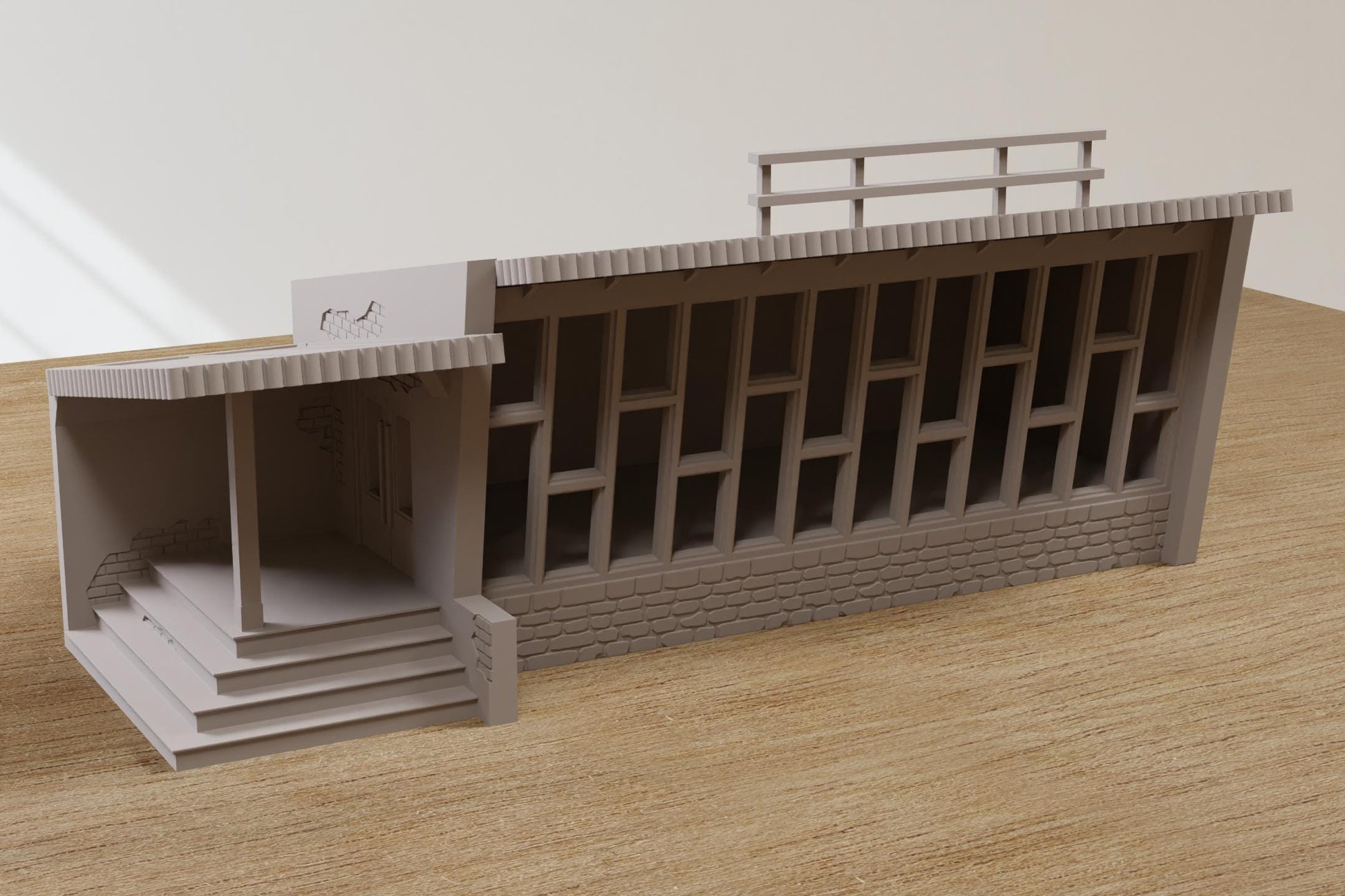 Wargaming Terrain Modern Pripyat Large Store Various Scales Historical Wargaming Modern (US tariffs are pre-paid by us)
