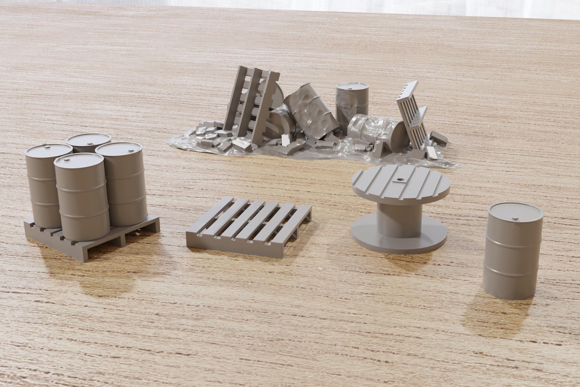 Wargaming Terrain Soviet Era Scatter Pack (set of 2) Various Scales Historical Wargaming Modern (US tariffs are pre-paid by us)
