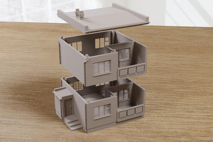 Wargaming Terrain Eastern European Soviet Block House T1 Various Scales Historical Wargaming Modern Cold War (US tariffs are pre-paid by us)