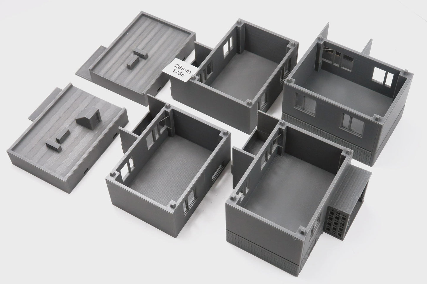 Wargaming Terrain Eastern European Soviet Block Apartments Type 2 Various Scales Historical Wargaming Modern (US tariffs are pre-paid by us)