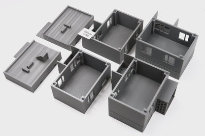 Wargaming Terrain Eastern European Soviet Block Apartments Type 2 Various Scales Historical Wargaming Modern (US tariffs are pre-paid by us)