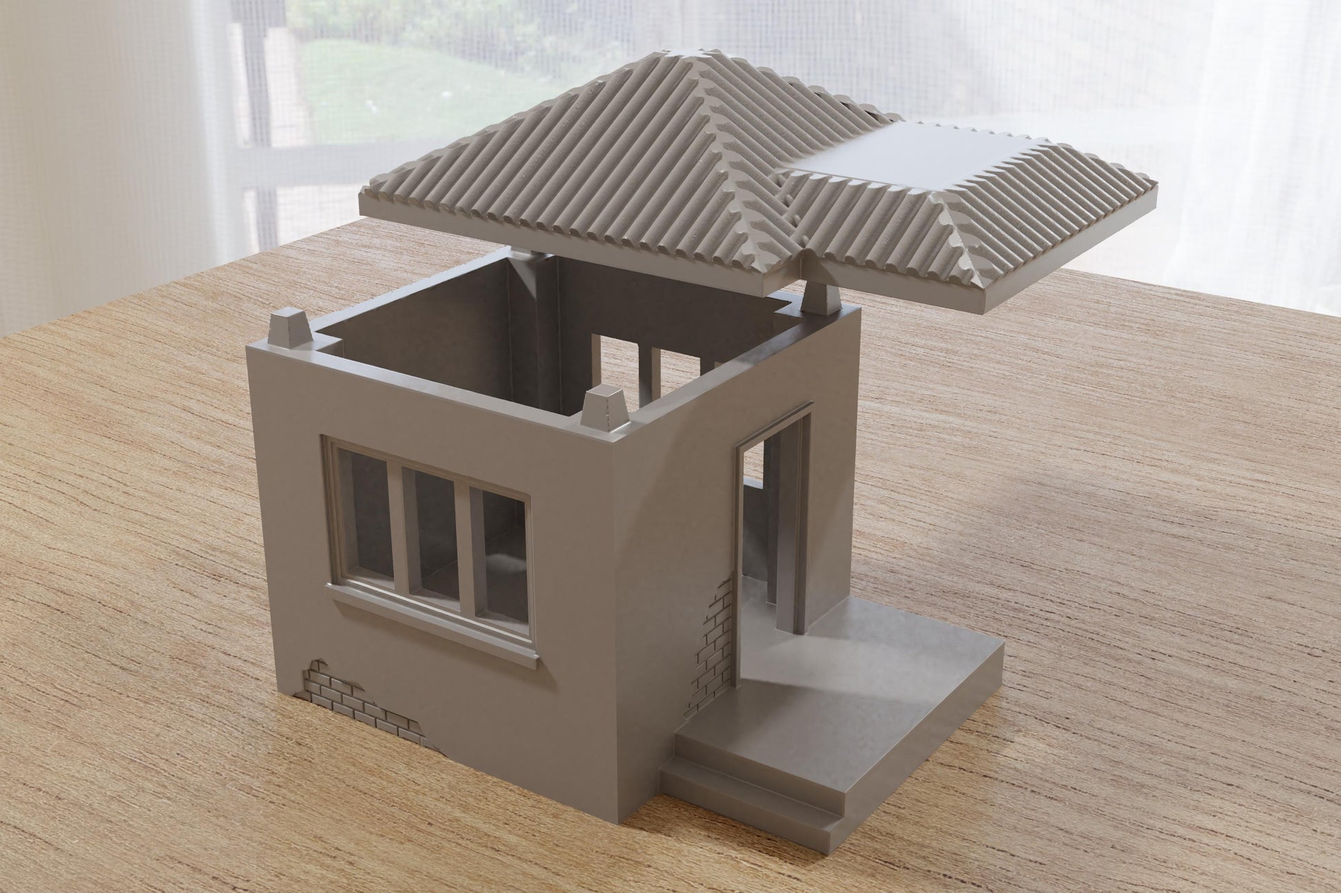 Wargaming Terrain Soviet Era Military Outpost Guard House Various Scales Historical Wargaming Modern (US tariffs are pre-paid by us)