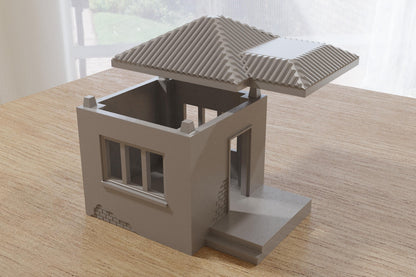 Wargaming Terrain Soviet Era Military Outpost Guard House Various Scales Historical Wargaming Modern (US tariffs are pre-paid by us)