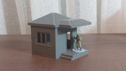Wargaming Terrain Soviet Era Military Outpost Guard House Various Scales Historical Wargaming Modern (US tariffs are pre-paid by us)