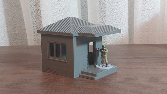 Wargaming Terrain Soviet Era Military Outpost Guard House Various Scales Historical Wargaming Modern (US tariffs are pre-paid by us)