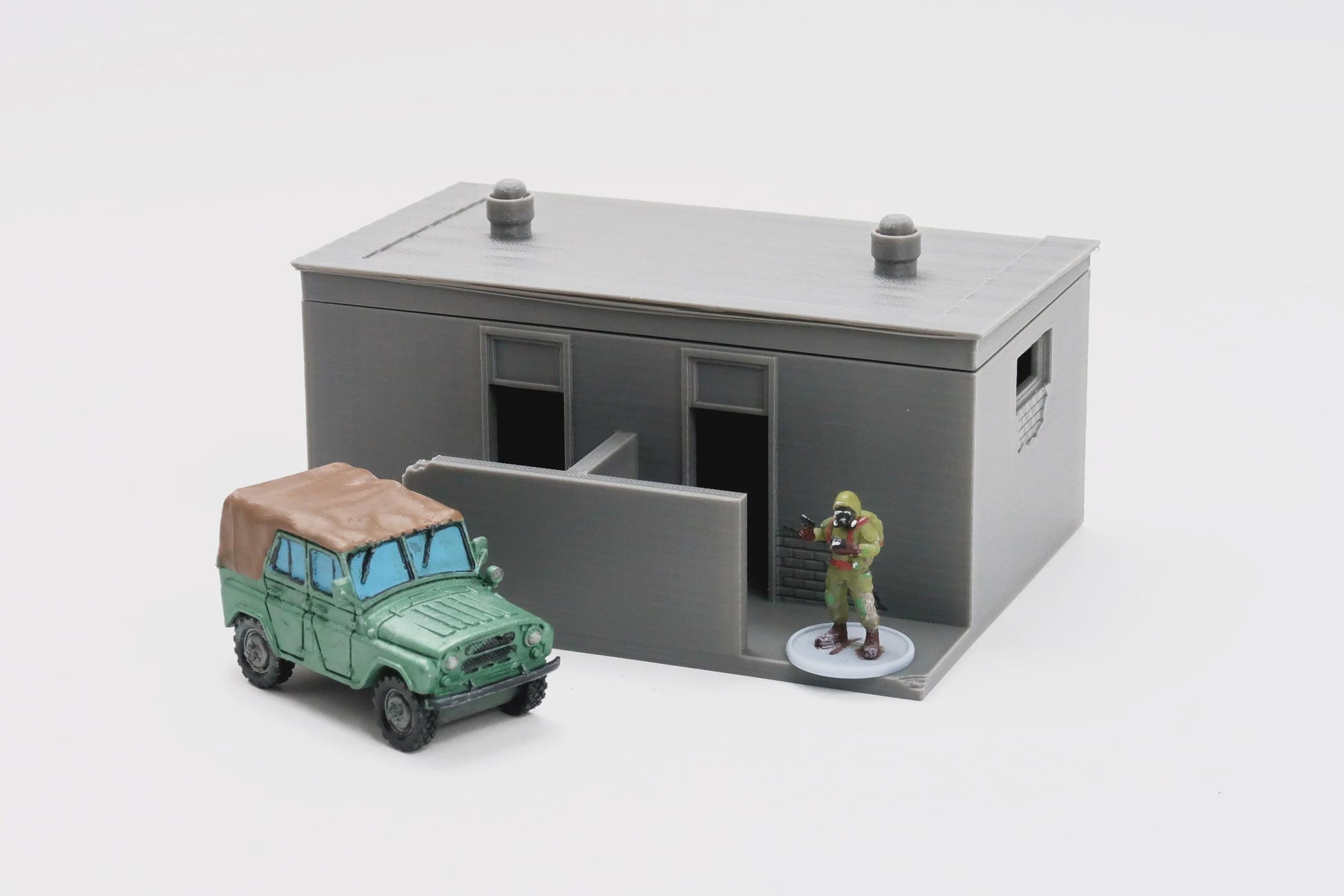 Wargaming Terrain Eastern European Soviet Public Toilets Various Scales Historical Wargaming Modern (US tariffs are pre-paid by us)