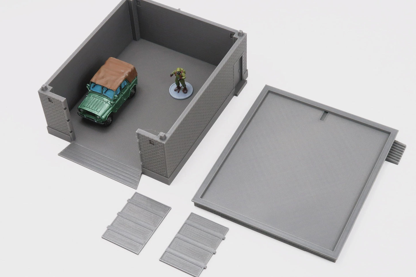 Wargaming Terrain Eastern European Soviet Garage Various Scales Historical Wargaming Modern (US tariffs are pre-paid by us)