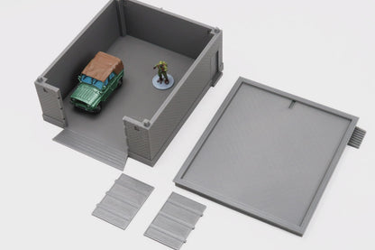 Wargaming Terrain Eastern European Soviet Garage Various Scales Historical Wargaming Modern (US tariffs are pre-paid by us)