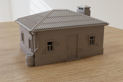 Wargaming Terrain Eastern European Soviet Ukrainian Small House Various Scales Historical Wargaming Modern (US tariffs are pre-paid by us)