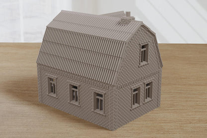 Wargaming Terrain Soviet Ukrainian Village House 2 Various Scales Historical Wargaming Modern (US tariffs are pre-paid by us)