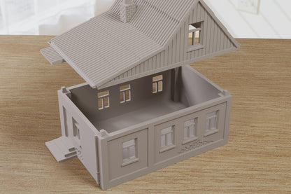 Wargaming Terrain Soviet Ukrainian Village House 4 Various Scales Historical Wargaming Modern (US tariffs are pre-paid by us)