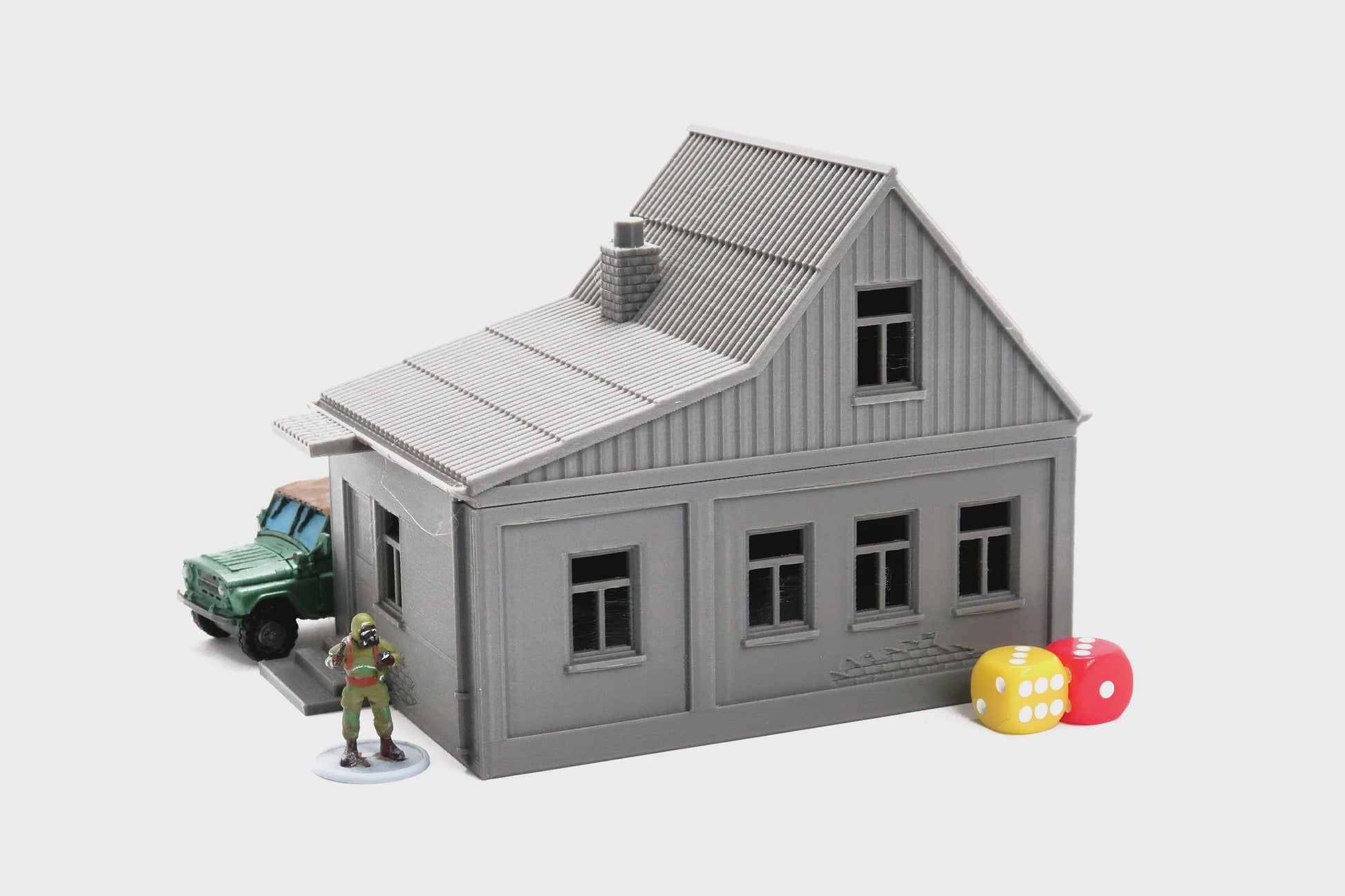 Wargaming Terrain Soviet Ukrainian Village House 4 Various Scales Historical Wargaming Modern (US tariffs are pre-paid by us)