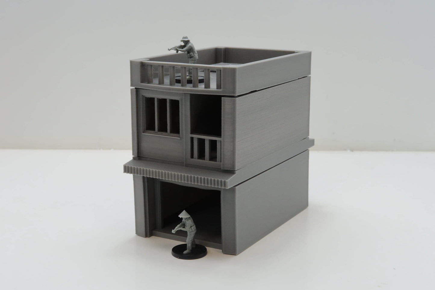 Wargaming Terrain Vietnamese Urban House 2 (3 storey,1 model) Various Scales Historical Wargaming Modern (US tariffs are pre-paid by us)