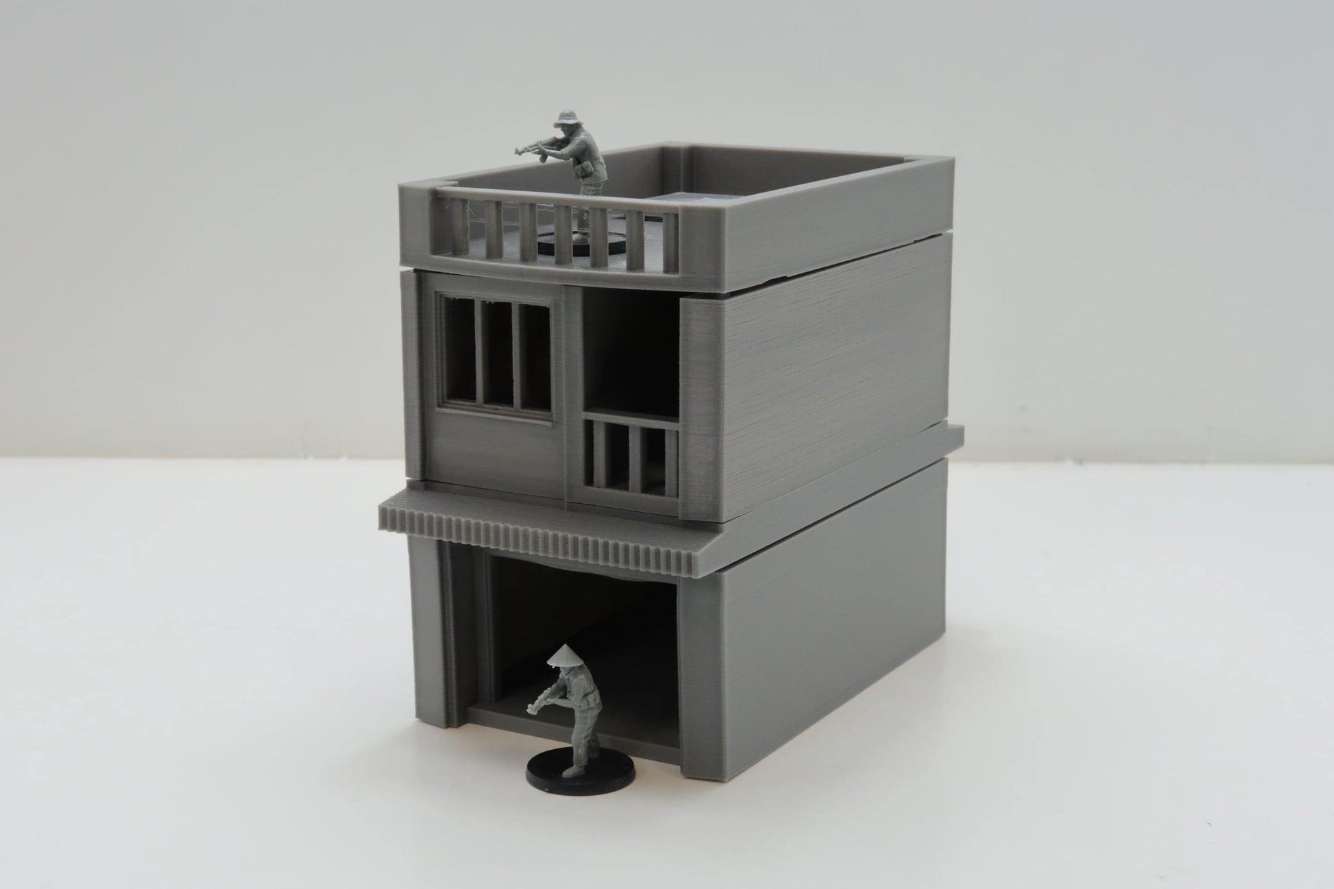Wargaming Terrain Vietnamese Urban House 2 (3 storey,1 model) Various Scales Historical Wargaming Modern (US tariffs are pre-paid by us)