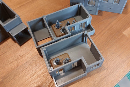 Wargaming Terrain Eastern European Apartments (3 storey,1 model) Various Scales Historical Wargaming Modern (US tariffs are pre-paid by us)