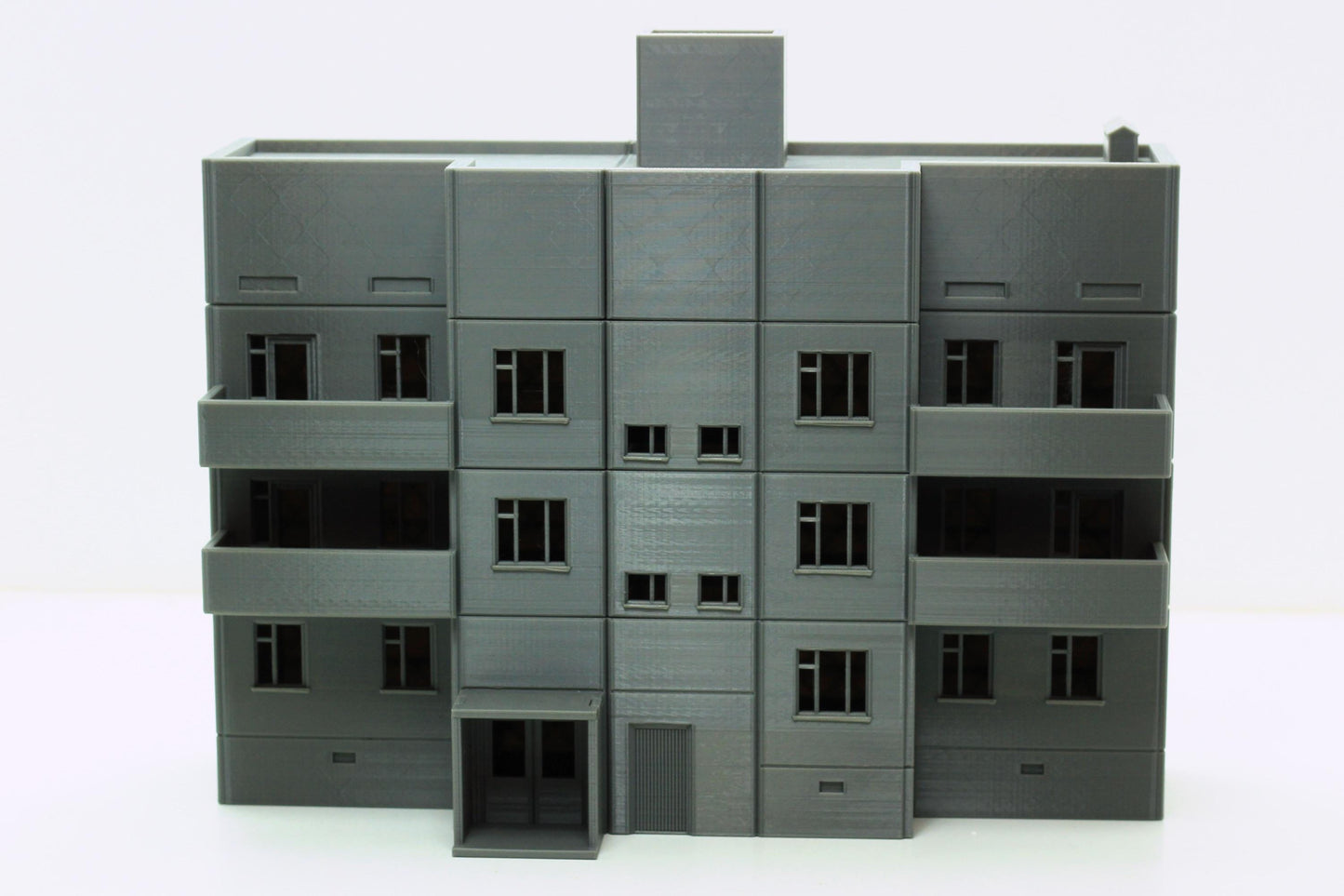 Wargaming Terrain Eastern European Apartments (3 storey,1 model) Various Scales Historical Wargaming Modern (US tariffs are pre-paid by us)