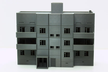 Wargaming Terrain Eastern European Apartments (3 storey,1 model) Various Scales Historical Wargaming Modern (US tariffs are pre-paid by us)