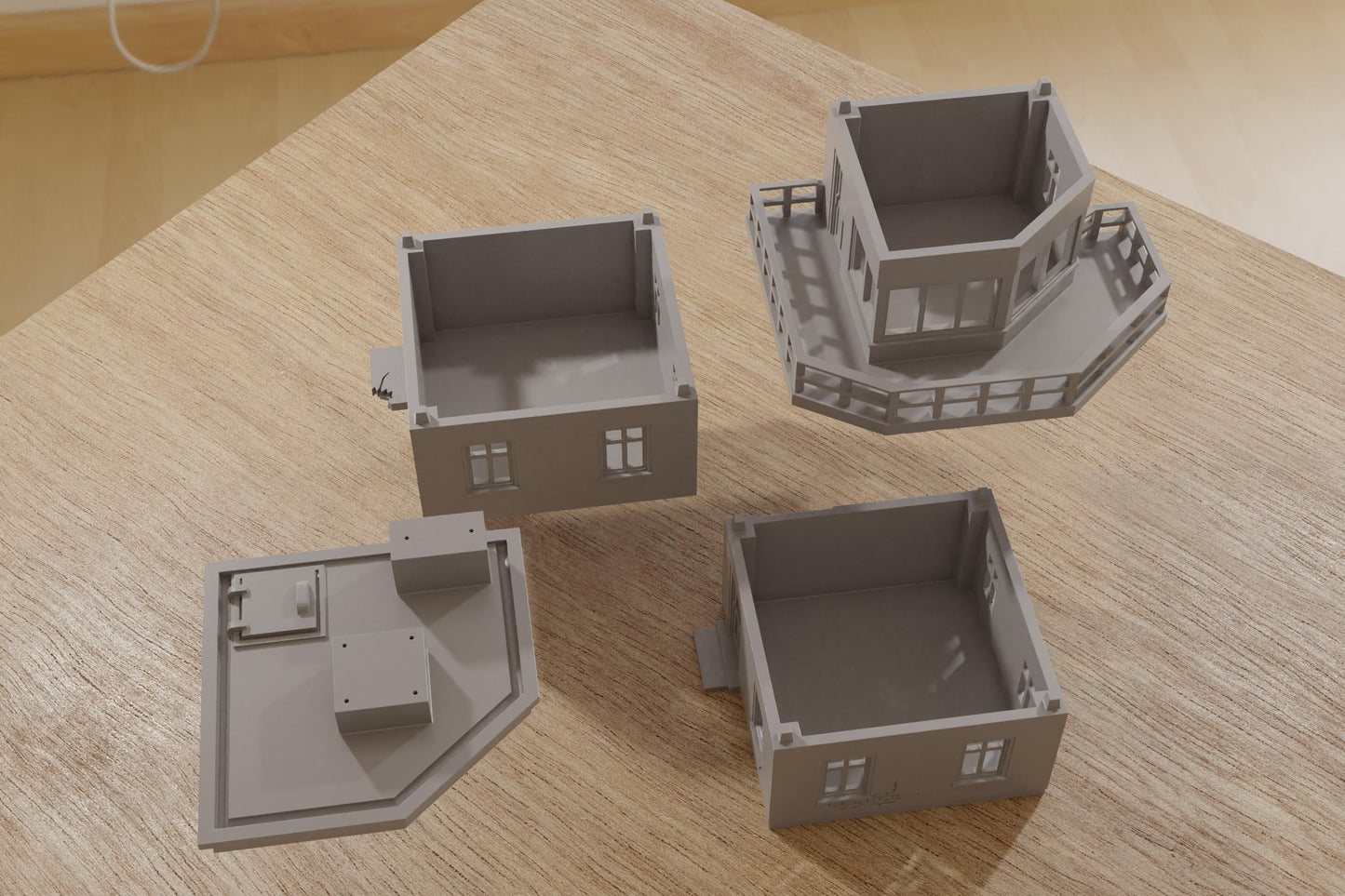 Wargaming Terrain WWII Airfield Control Tower Various Scales Historical Wargaming (US tariffs are pre-paid by us)