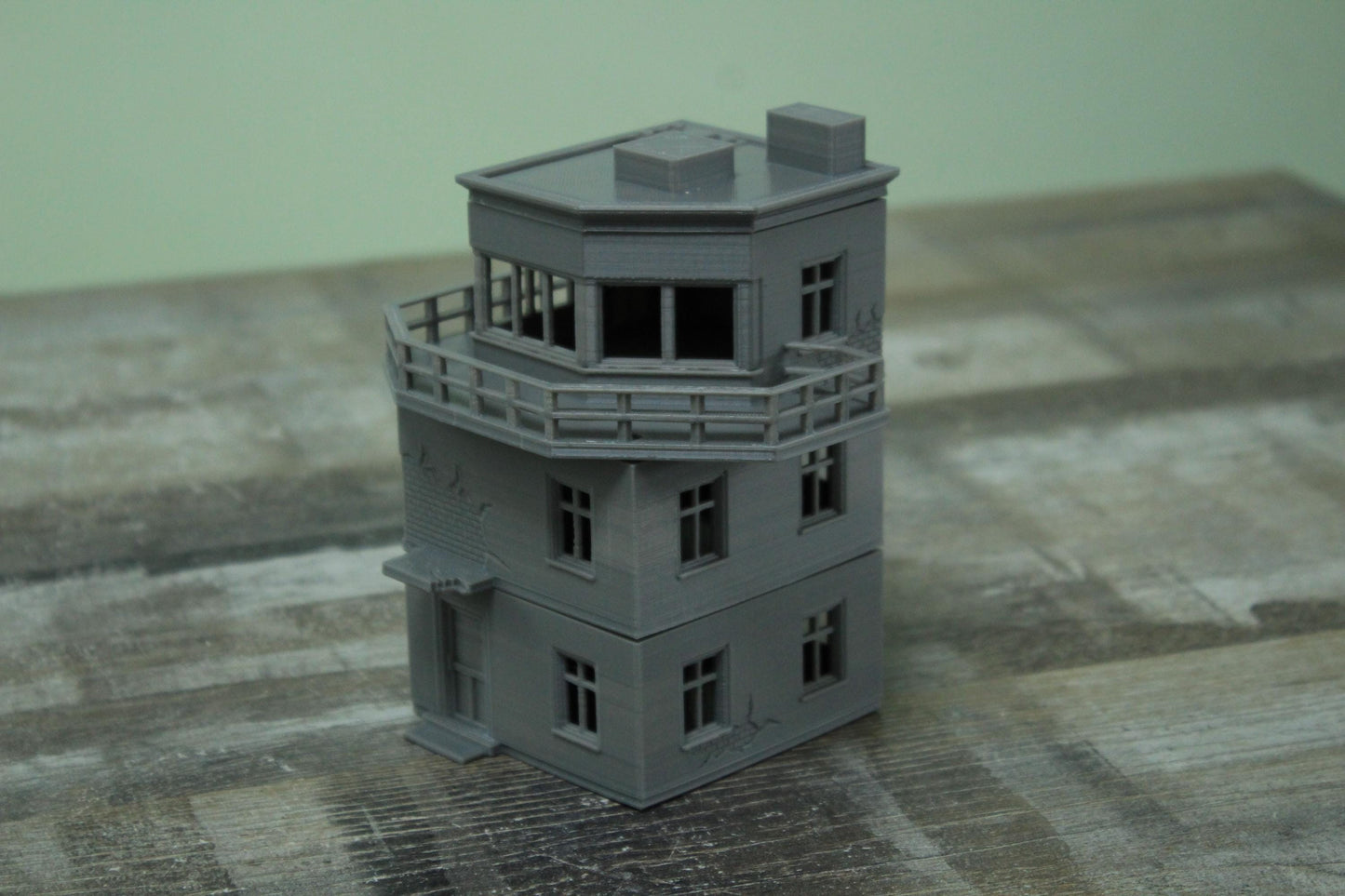 Wargaming Terrain WWII Airfield Control Tower Various Scales Historical Wargaming (US tariffs are pre-paid by us)