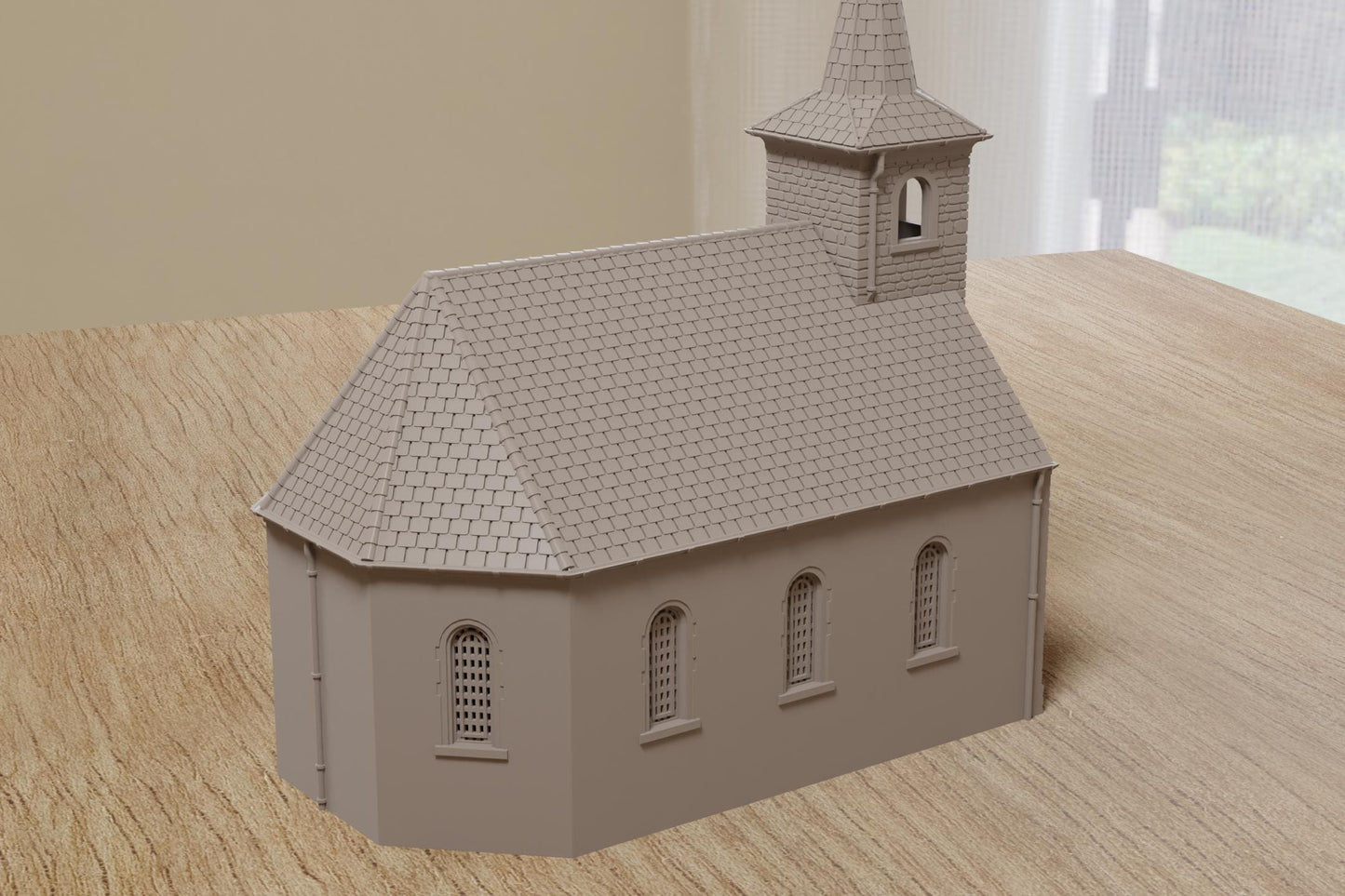 Wargaming Terrain WWII Ardennes Chapelle Sainte-Barbe Church Various Scales Historical Wargaming (US tariffs are pre-paid by us)