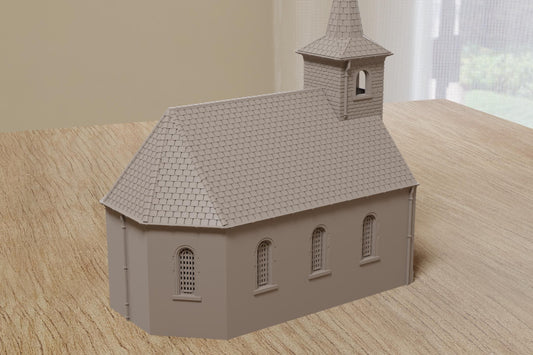 Wargaming Terrain WWII Ardennes Chapelle Sainte-Barbe Church Various Scales Historical Wargaming (US tariffs are pre-paid by us)
