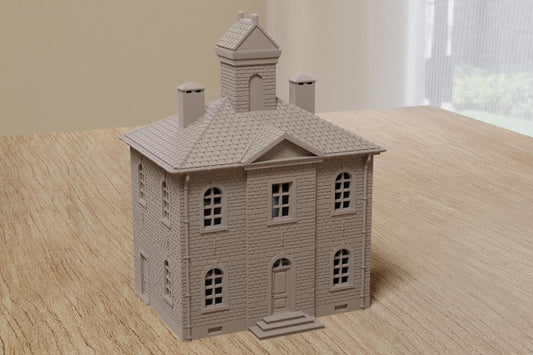 Wargaming Terrain WWII Ardennes City Hall Lot Various Scales Historical Wargaming (US tariffs are pre-paid by us)