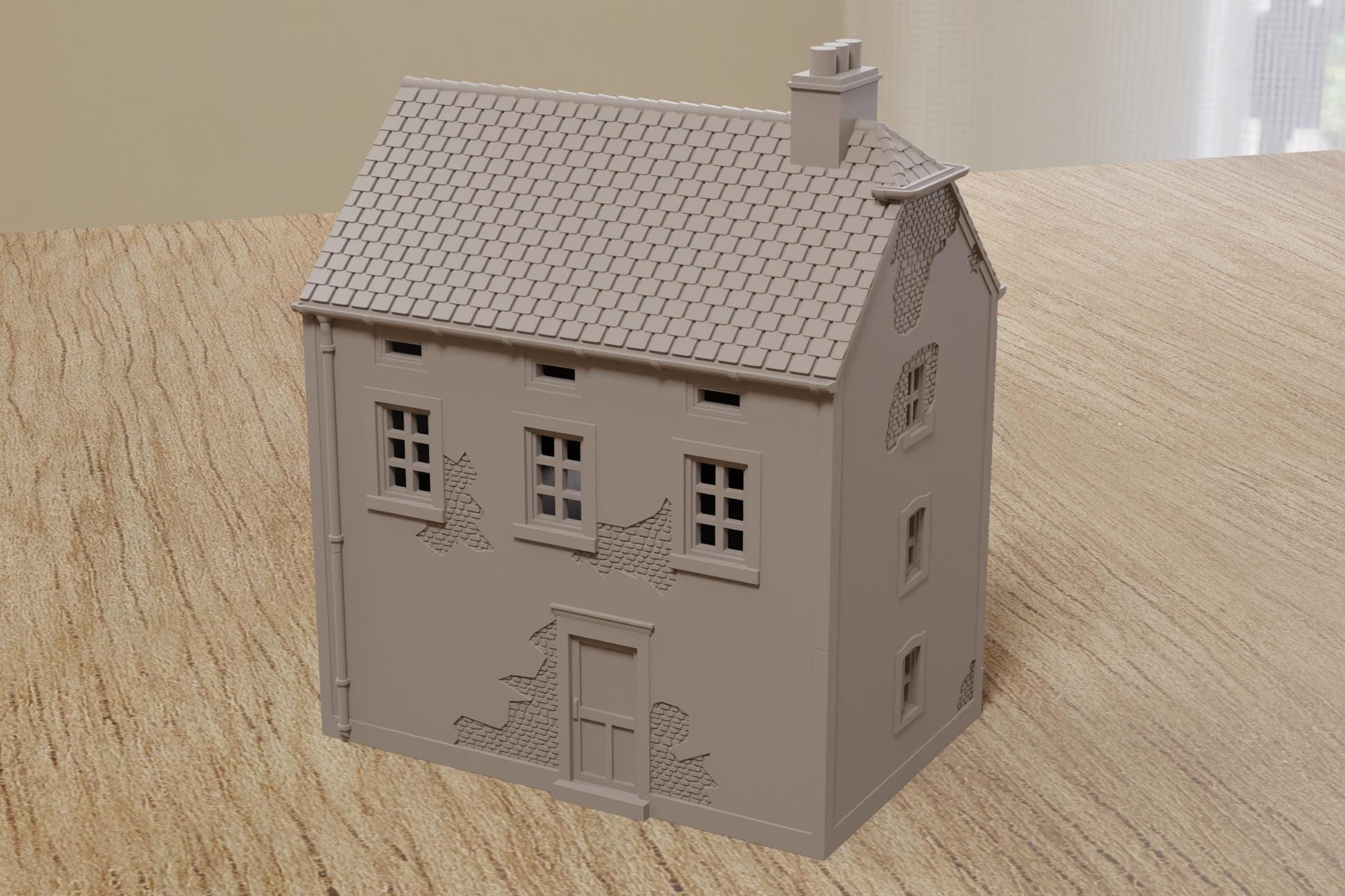 Wargaming Terrain WWII Ardennes Foy Village Cottage Various Scales Historical Wargaming (US tariffs are pre-paid by us)