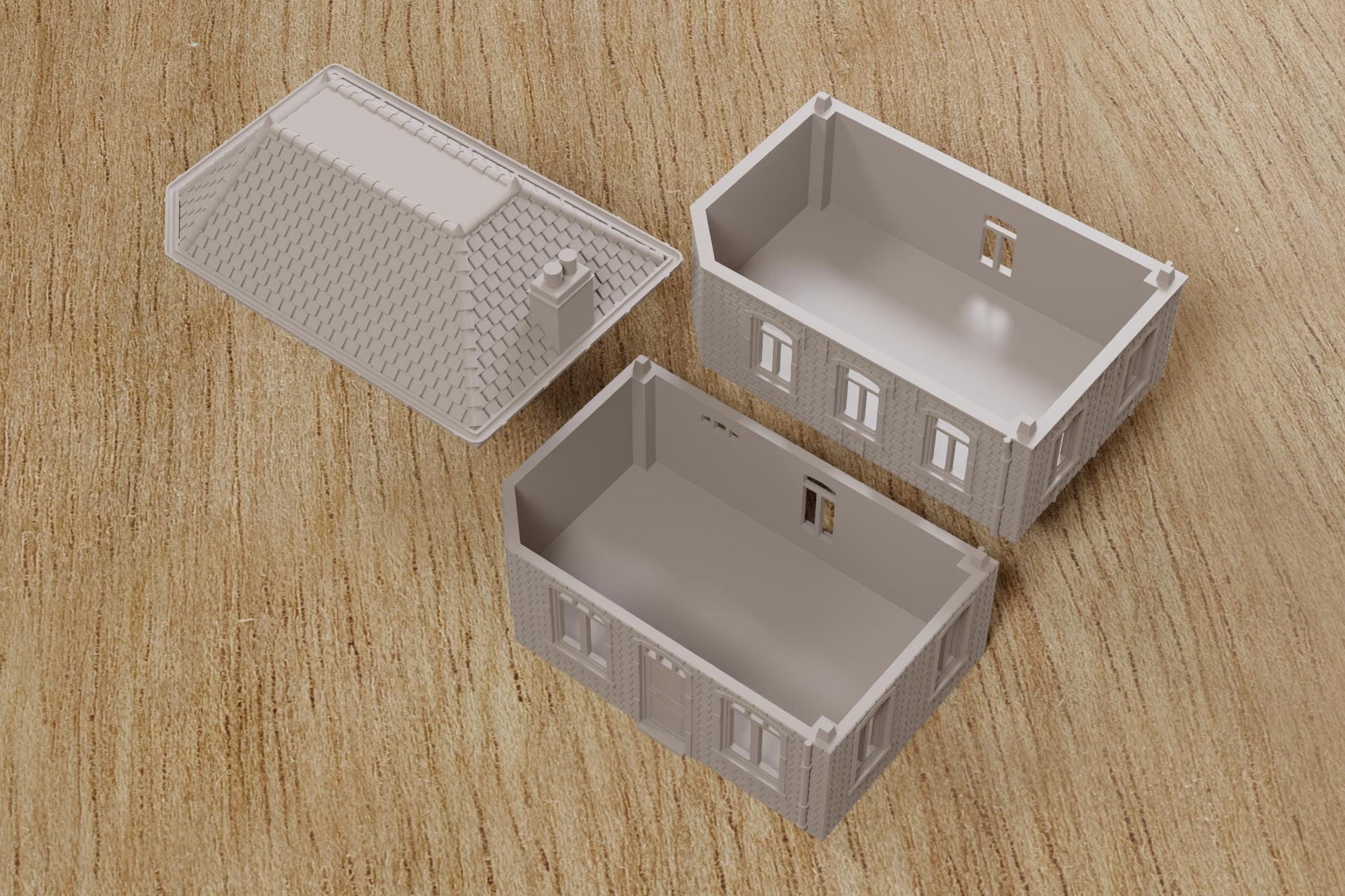Wargaming Terrain WWII Ardennes Vielsalm Cottage Various Scales Historical Wargaming (US tariffs are pre-paid by us)