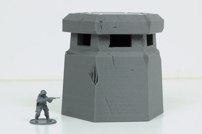 Wargaming Terrain WWII Beobahter German Bunker Various Scales Historical Wargaming (US tariffs are pre-paid by us)